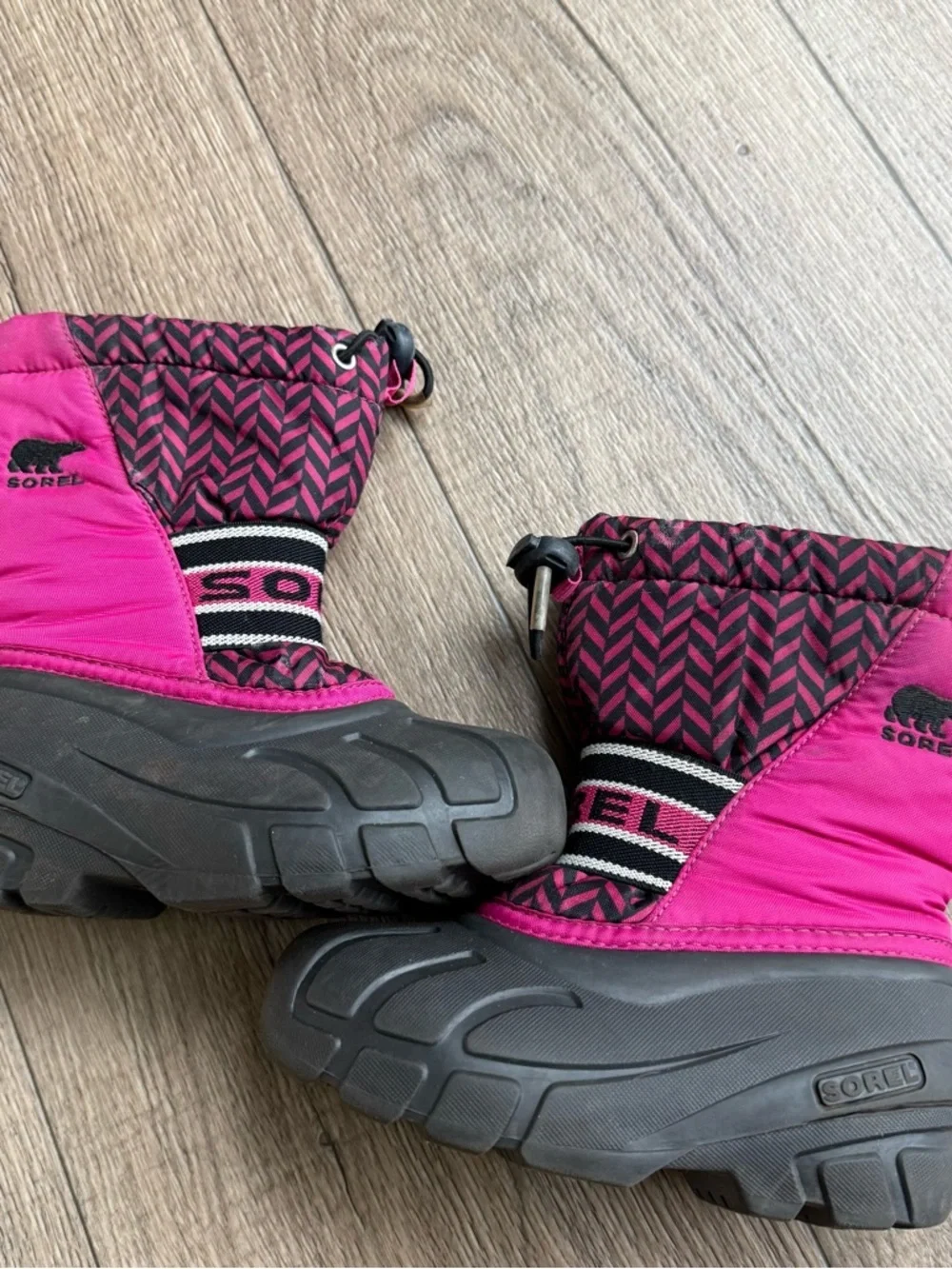 Sorel Ona toddler 10C snow boots pink black winter waterproof